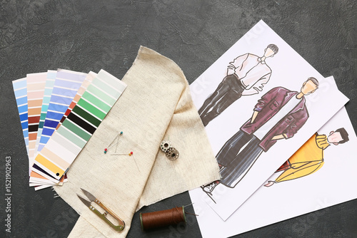 Sewing accessories with ske...