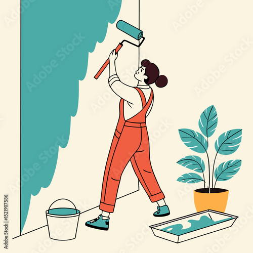 Painter Woman Home Renovation