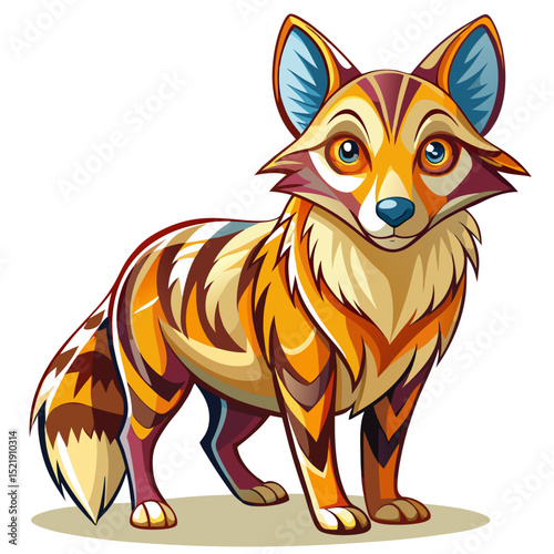 Cute Fox Vector – Woodland Animal Illustration for Kids, Crafts, and Rustic Decor