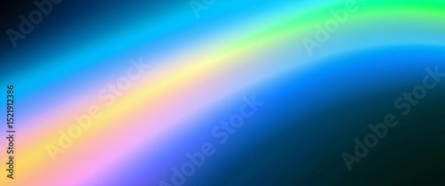 Wallpaper Mural Glowing neon gradient, midnight blue to emerald green gold, soft grain texture, shimmering highlights,  dynamic,  transition Torontodigital.ca