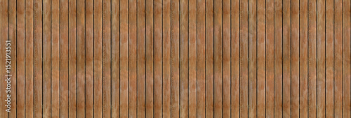 Vertical natural brown wood texture background - fence panorama 