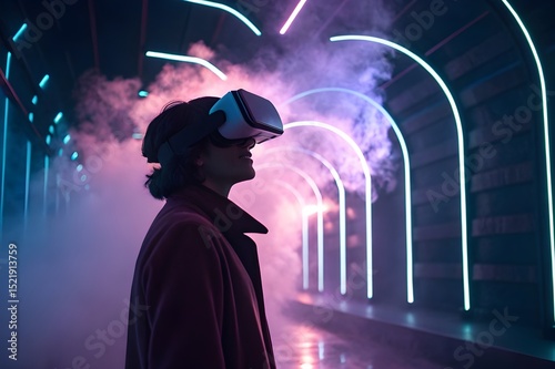 man with VR Glasses
