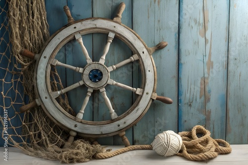 steering wheel of a ship, steering wheel of a sailing ship