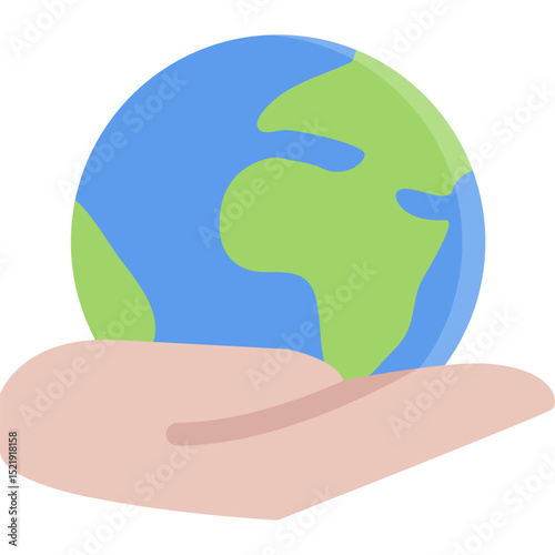 earth hand icon