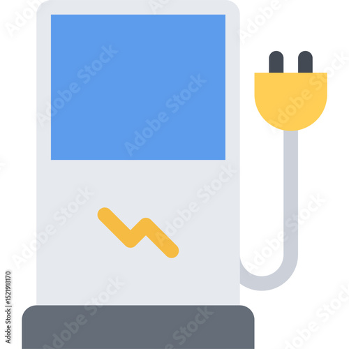 electro car station icon