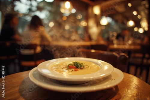 Wallpaper Mural A bowl of soup on a plate Torontodigital.ca