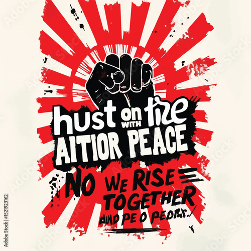 No Justice No Peace – Protest, Activism & Equality Vector Art | Human Rights, Social Justice, Freedom, Unity, Resistance, Empowerment, Civil Rights, Black Lives Matter, Solidarity, Voice for Change
