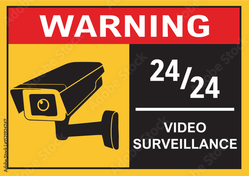 video survaillance stickers