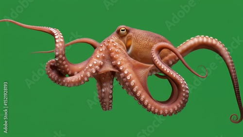 Octopus Elegance: A Marine Masterpiece