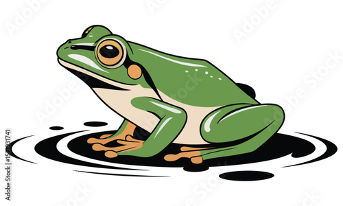 green tree frog