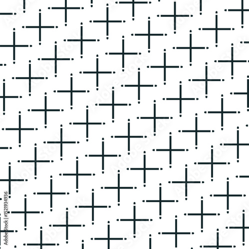 The texture consists of crosses cut at the ends.