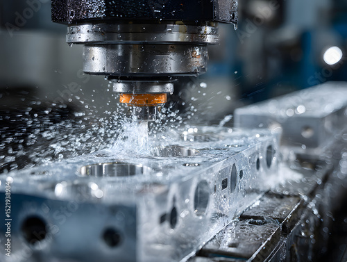 Engine block machining line aluminum castings 