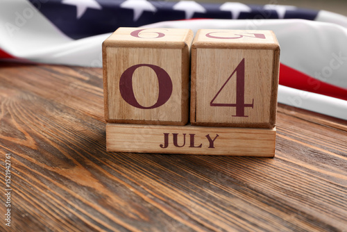 Cube calendar with date of ...