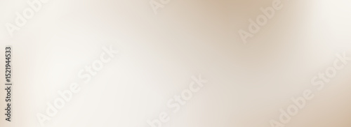Smooth wavy beige gradient background. Silky nude color texture for banner, flyer, presentation, graphic design. Soft neutral liquid wallpaper. Vector abstract blurred fawn pearl backdrop cover