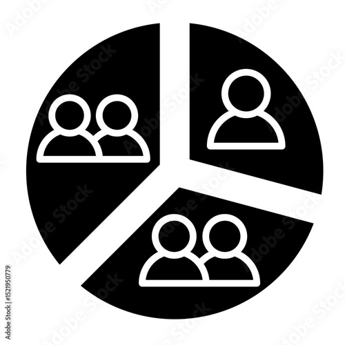 Customer Segment  Icon Element For Design	