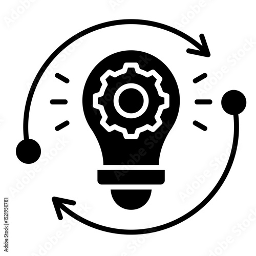 Innovation Cycle  Icon Element For Design	