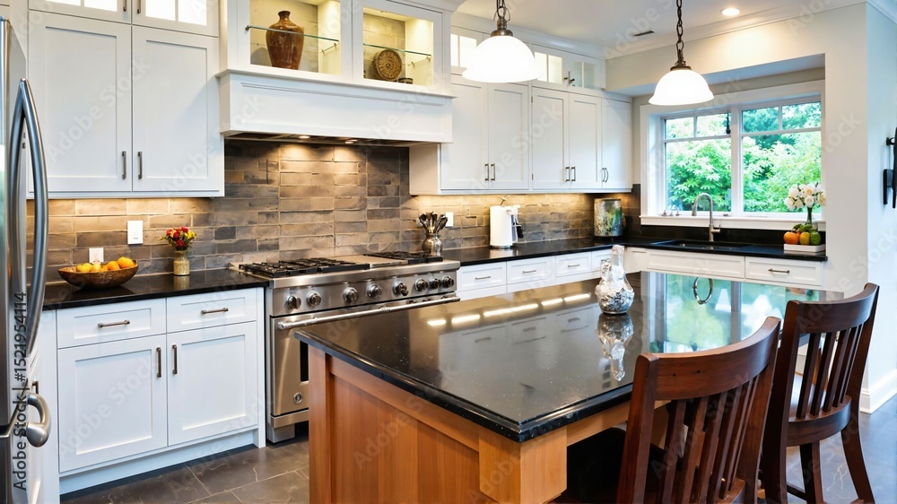 Fototapeta premium modern kitchen interior