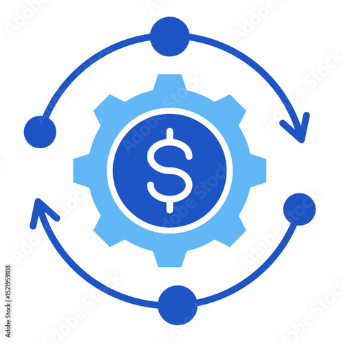 Lean Model  Icon Element For Design	