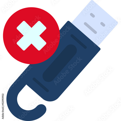 USB Drive Not Scanned Icon