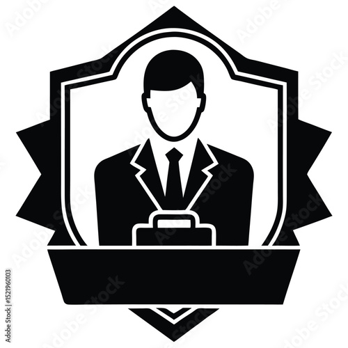 salesperson element isolated product sample on white background