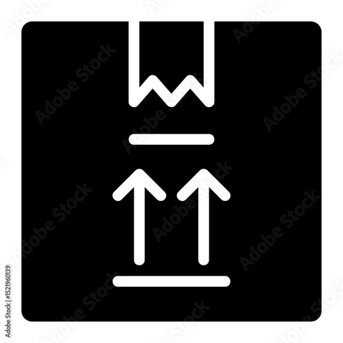 side up glyph icon