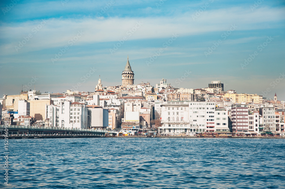 Istanbul Bosphorus Waterfront Cityscape Panorama Istanbul Bosphorus Waterfront Cityscape Panorama