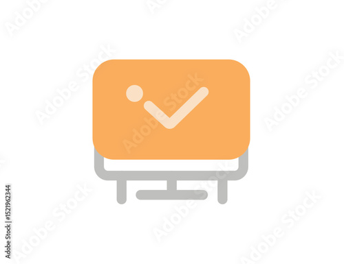 Modern eLearning vector illustration showing  Perfect for online education, video tutorials, digital training, webinars, and back-to-school graphics.