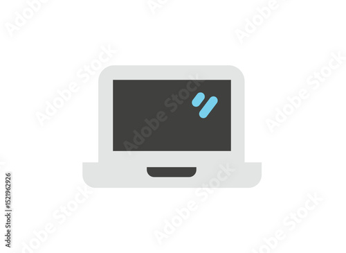 Modern eLearning vector illustration showing  Perfect for online education, video tutorials, digital training, webinars, and back-to-school graphics.