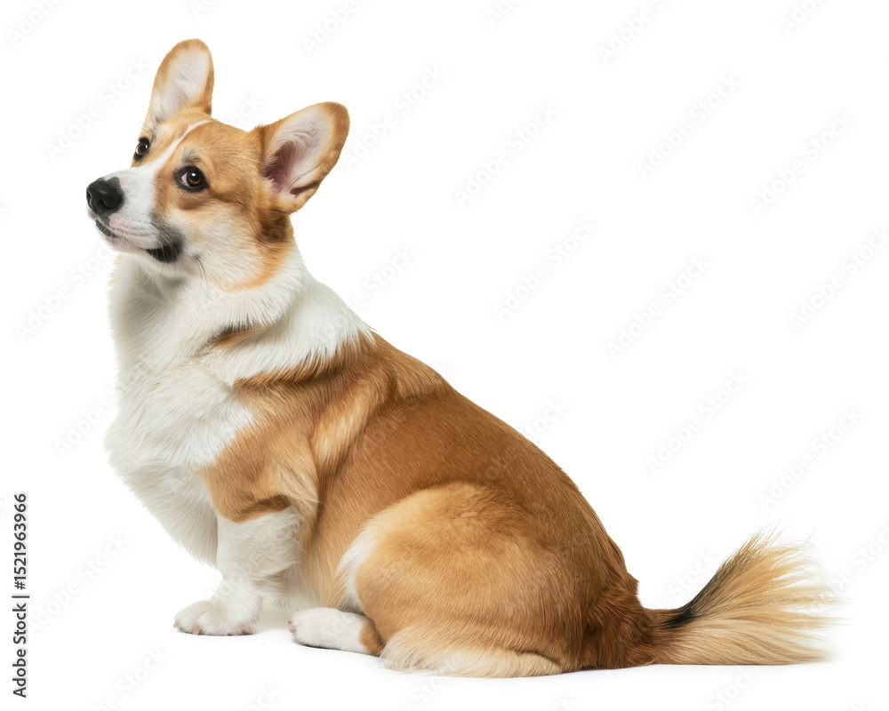 Corgi Dog Sitting Corgi Dog Sitting