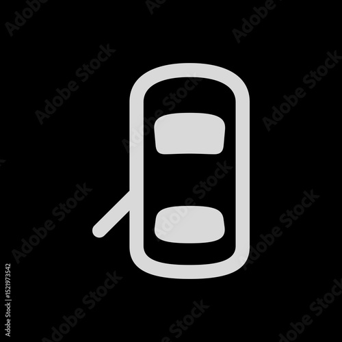 Car Rear Left Door Open