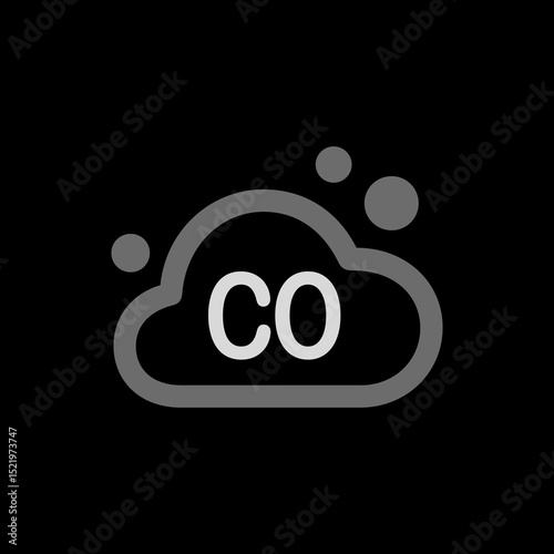 Carbon Monoxide Cloud Outline