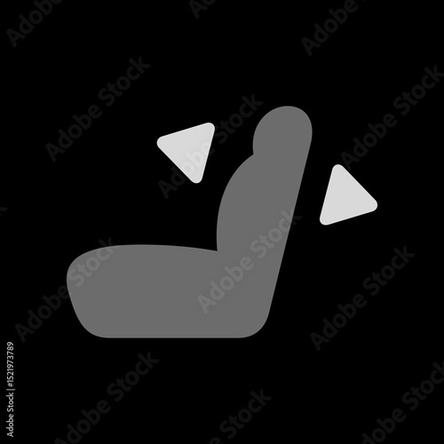 Car Seat Left Backrest Adjustment Filled