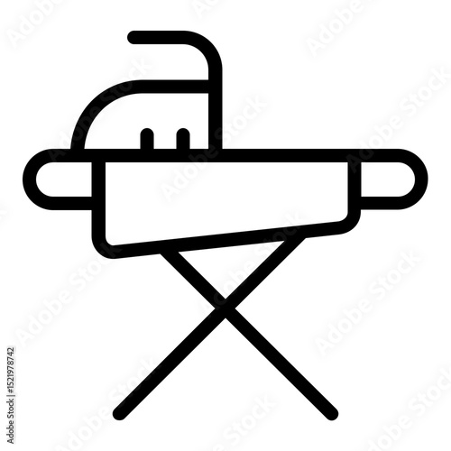 ironing board icon line