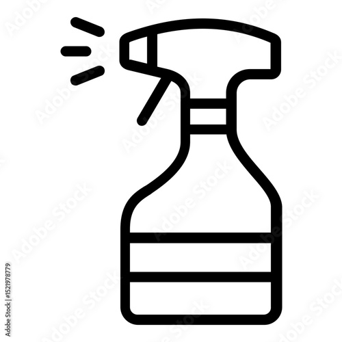 laundry spray icon line