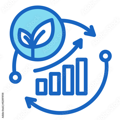 Sustainable Model  Icon Element For Design	