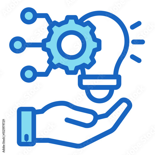 Disruptive Model  Icon Element For Design	