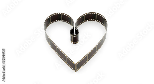 Filmstrip Heart: Love for Cinema, Memories, and Photography