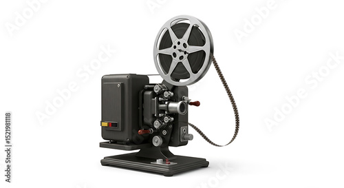 Vintage Film Projector: A Nostalgic Cinema Icon