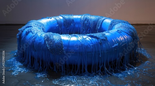 Melting Blue Ring: A Contemplative Installation