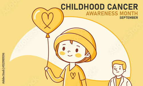 Childhood Cancer Awareness Month. Childhood cancer concept Background.