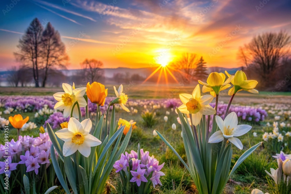 Obraz premium spring in the field