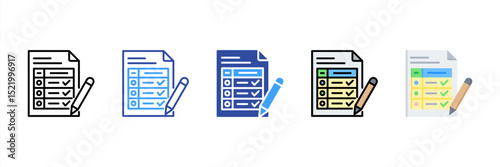 Criteria Multi Style Icon Set