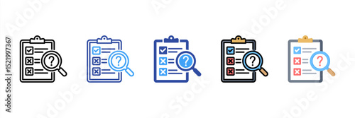 Testing Multi Style Icon Set