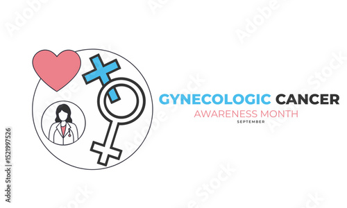 Gynecologic Cancer Awareness Month. Gynecologic cancer concept Background.