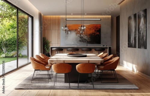 Modern Dining Area with Contemporary Design