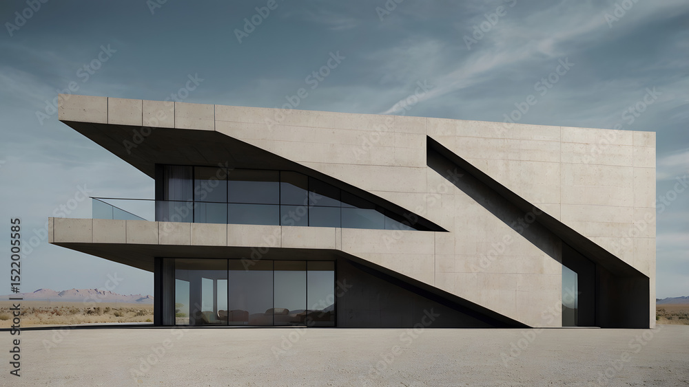 Geometric Facade: A modern architectural marvel featuring a striking facade of geometric shapes and intricate angles, reflecting the surrounding environment with its reflective glass windows. Geometric Facade: A modern architectural marvel featuring a striking facade of geometric shapes and intricate angles, reflecting the surrounding environment with its reflective glass windows.
