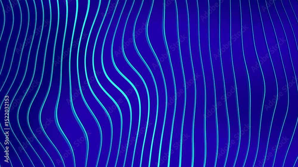 Blue and cyan wavy lines background suitable for creative design projects, web graphics, digital art, presentations, and modern concepts.