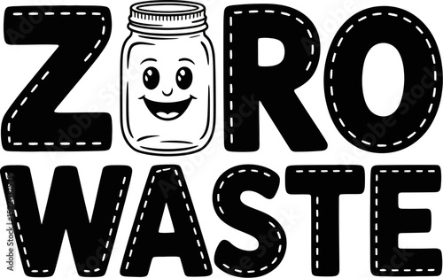 Zero waste lifestyle tips and sustainable living ideas for eco friendly home and earth conscious choices editable stock vector illustration
