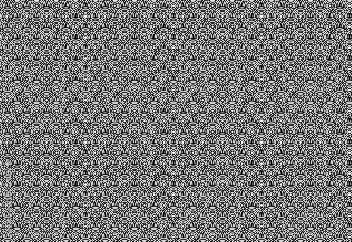 seamless pattern geometric background circle spring line black and white, abstract background fabric. For backdrop, paper pattern, paper wrap, wallpaper, fabric texture and style