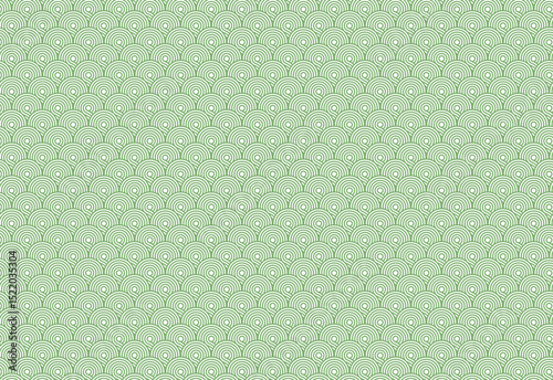 seamless pattern geometric background circle spring line macha green and white, abstract background fabric. For backdrop, paper pattern, paper wrap, wallpaper, fabric texture and style